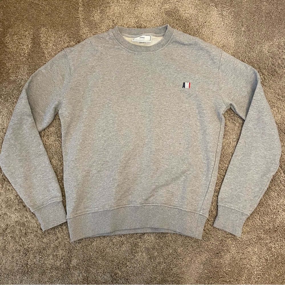 Ami Logo Crewneck Sweatshirt
